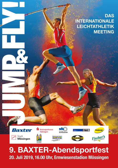 JUMPFLY A5 Flyer red